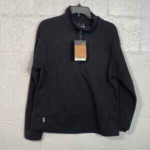 The North Face Women's Front Range Fleece Half Zip Pullover black XL